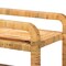 Bali & Pari Delphine Modern Bohemian Natural Rattan Kitchen Cart 239-13429-ZORO - alternate 2